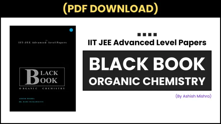 Black Book Organic Chemistry by Ashish Mishra