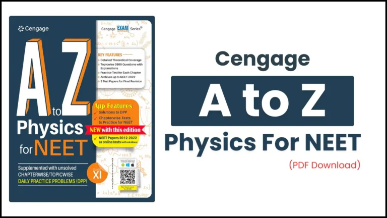 Cengage A to Z Physics For Neet Free PDF Download