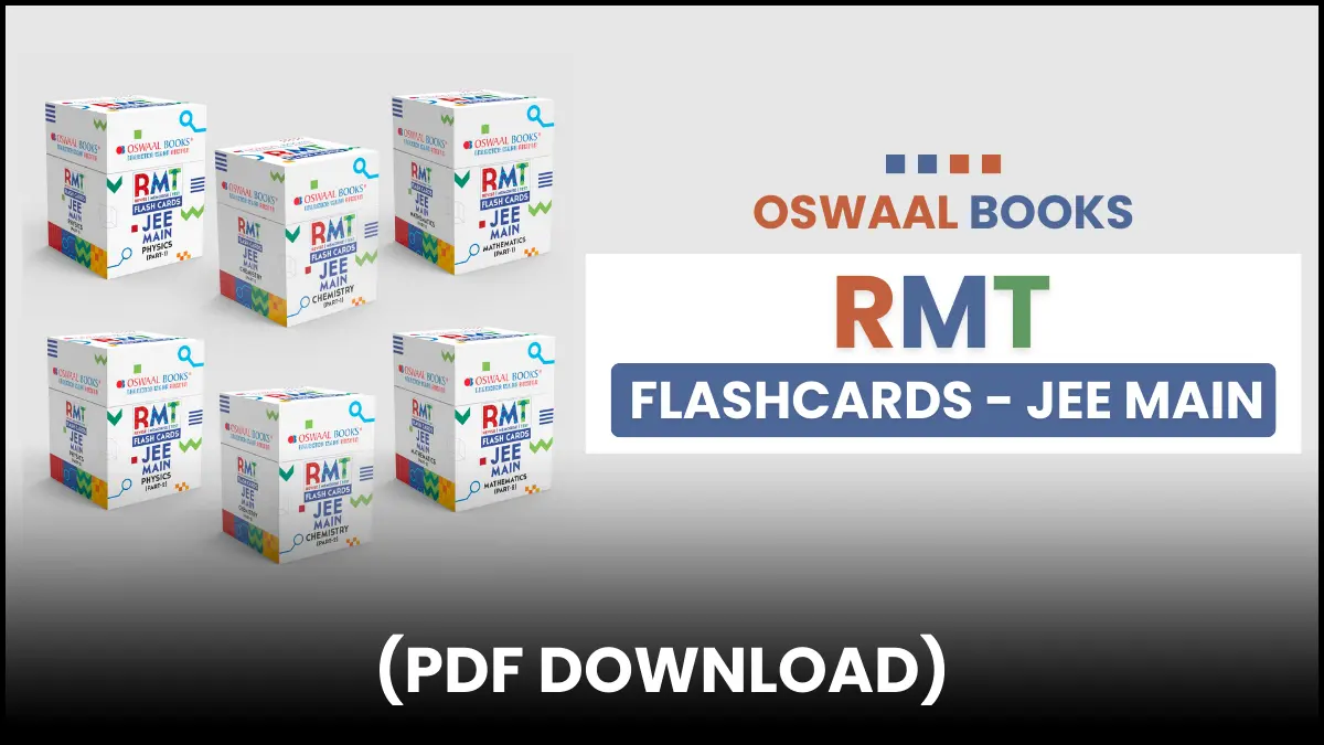 Oswaal JEE Main RMT FLASHCARDS